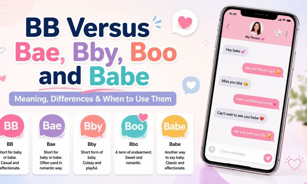 BB Versus Bae, Bby, Boo and Babe