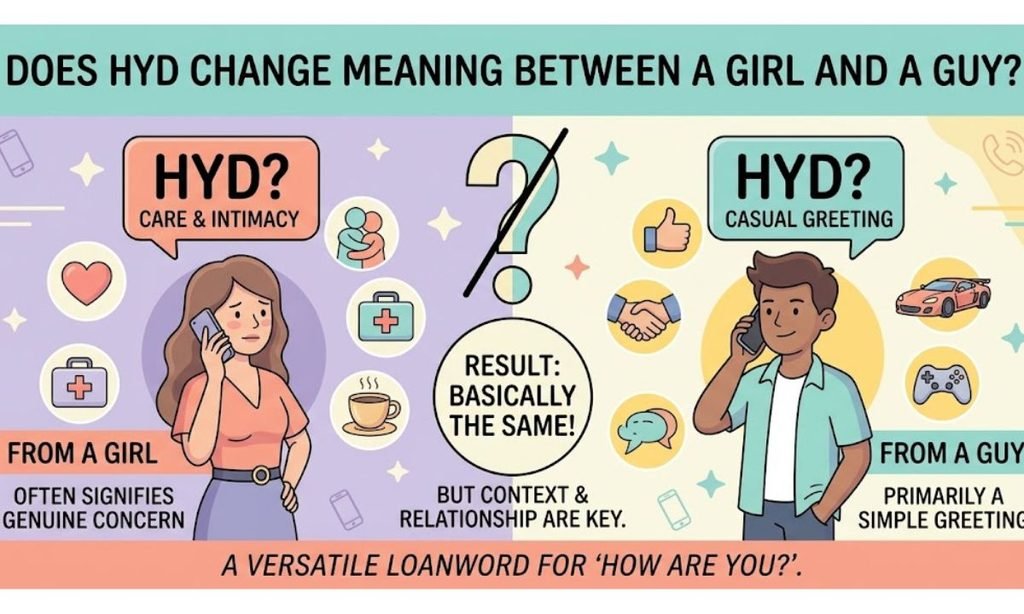 Does HYD Change Meaning Between a Girl and a Guy