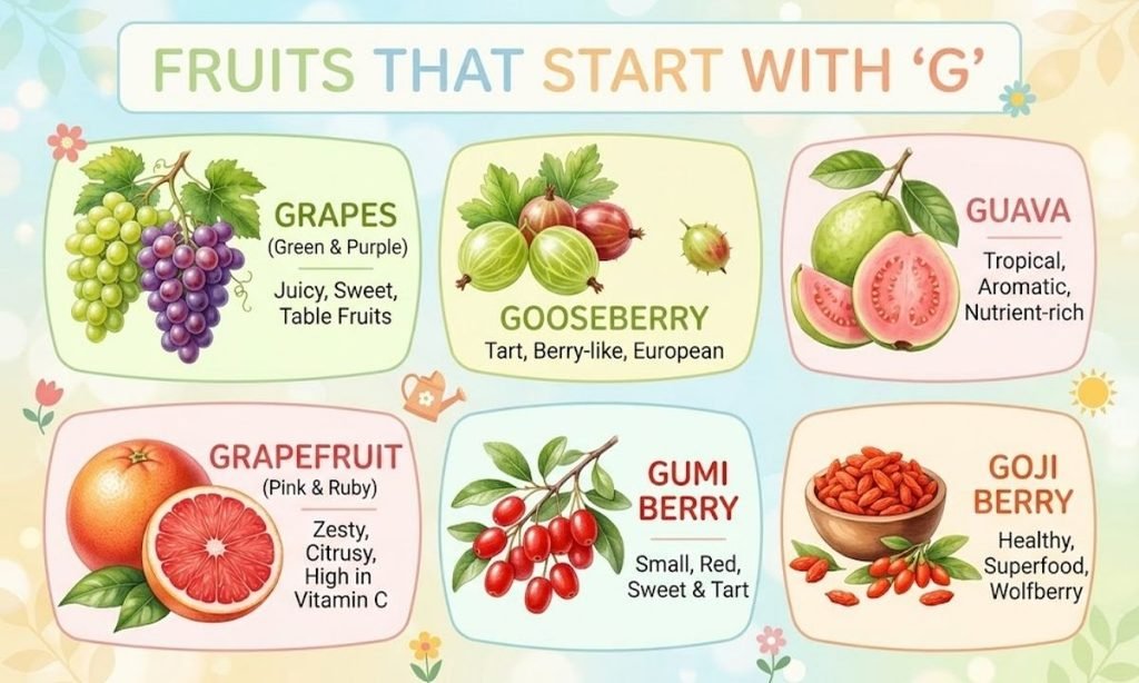 Fruits That Start With G