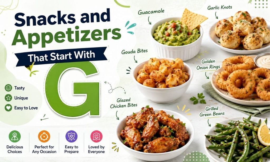 Snacks and Appetizers That Start With G