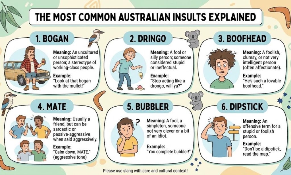 The Most Common Australian Insults Explained