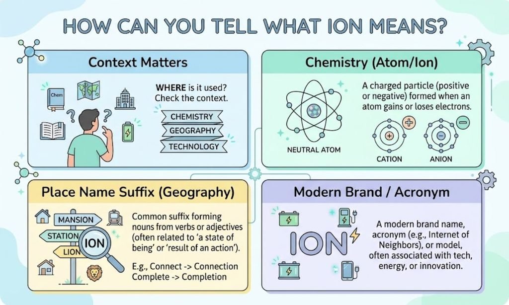 How Can You Tell What ION Means