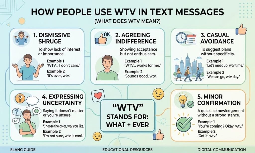 How People Use WTV in Text Messages