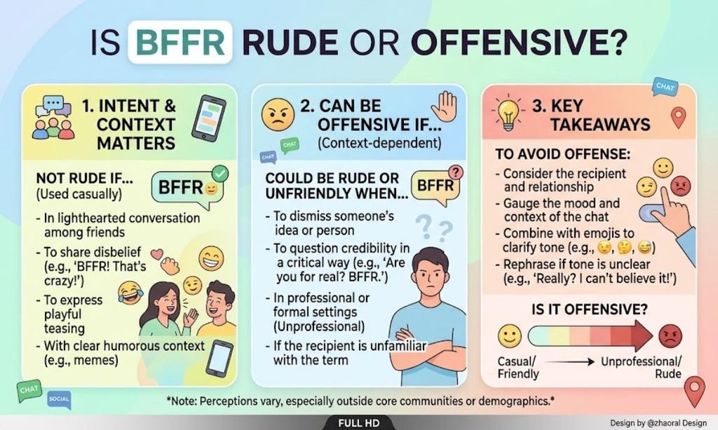 Is BFFR Rude or Offensive