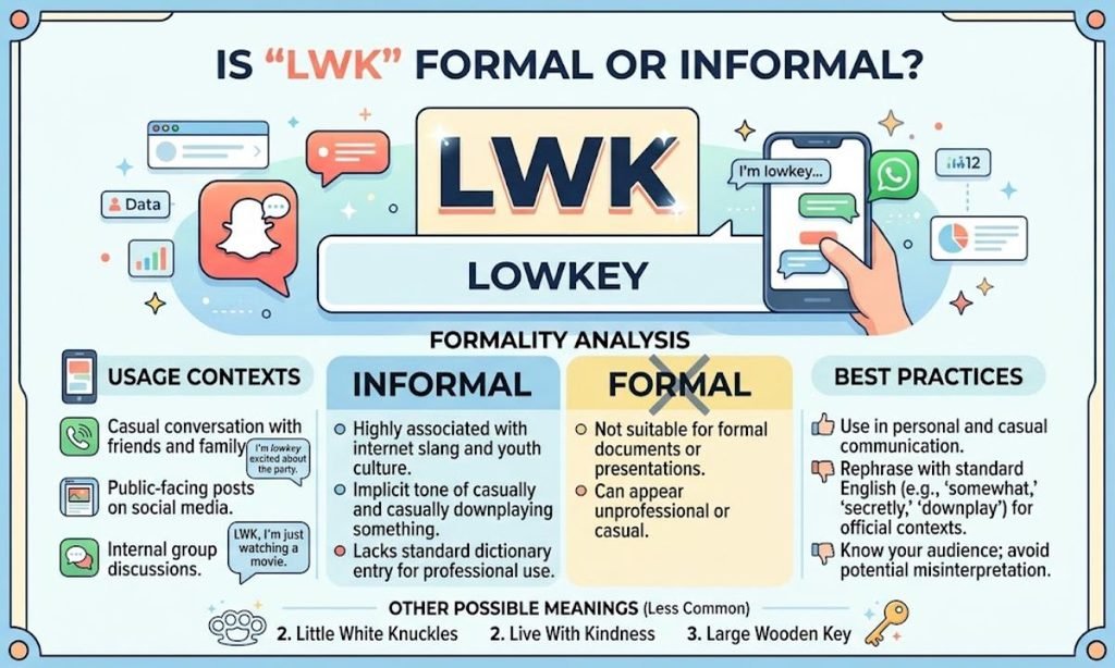 Is LWK Formal or Informal