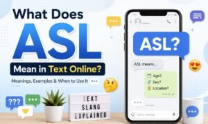 asl meaning in text