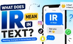 ir full form in chat