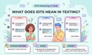 idts meaning in chat